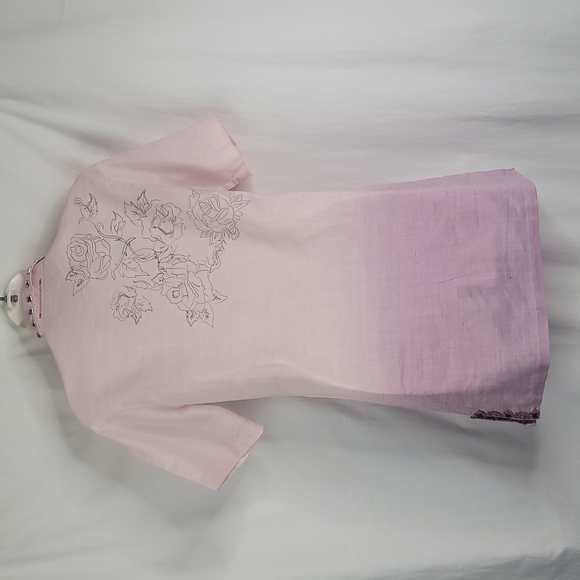 Spice and Roses pink long tunic or short dress sz Small - Picture 4 of 12